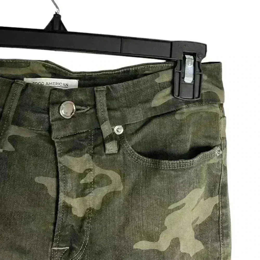 Good American Camo Good Legs Skinny Jeans Size 4/27 - Picture 5 of 10